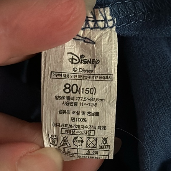 Disney Short Pajamas Set Cotton Printed Shorts/Short Sleeve Top W/ Mickey Mouse - Picture 3 of 7